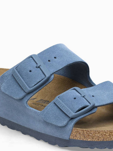 Slippers Arizona Uit Leder Birkenstock Blauw women 1026820 ander zicht 1